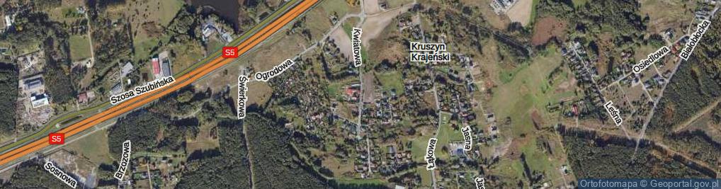 Zdjęcie satelitarne Kwiatowa ul.